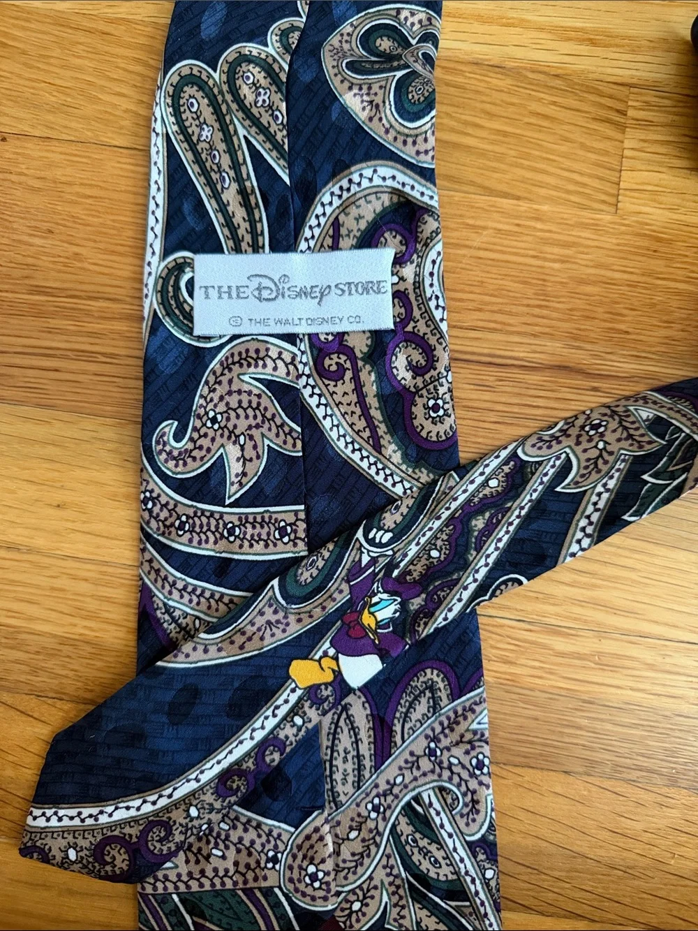 100% Silk The Disney Store Neck Tie